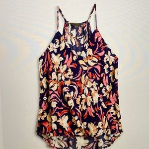 NWT patterned wrap camisole